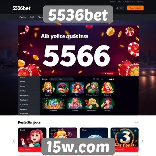 Acessibilidade e design do site 5536bet